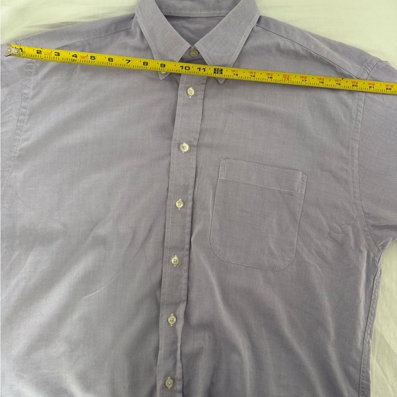 Burberry Men's Purple Button-Down Dress Shirt Size Large EUC - Picture 7 of 9